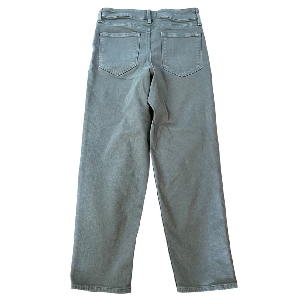 Athleta Army Green Cropped Jeans.  Size 6 - Picture 2 of 6